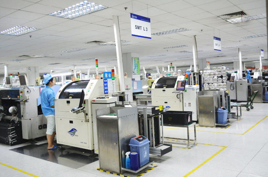 Shenzhen Shinelink Technology Ltd สายการผลิตของโรงงาน